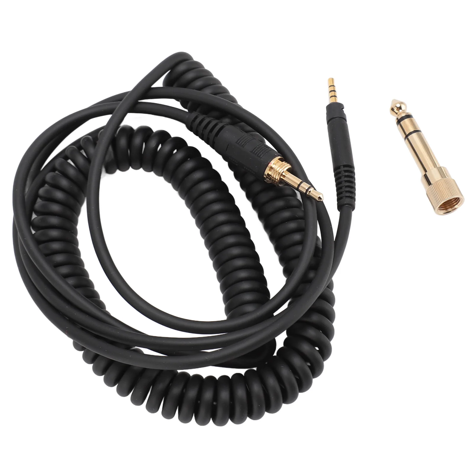 2.5mm to 3.5mm 6.35mm Plug Coiled Headphone Cable Replacement for Sennheiser HD598 HD598Cs HD599 HD569 HD579 HD558 HD518
