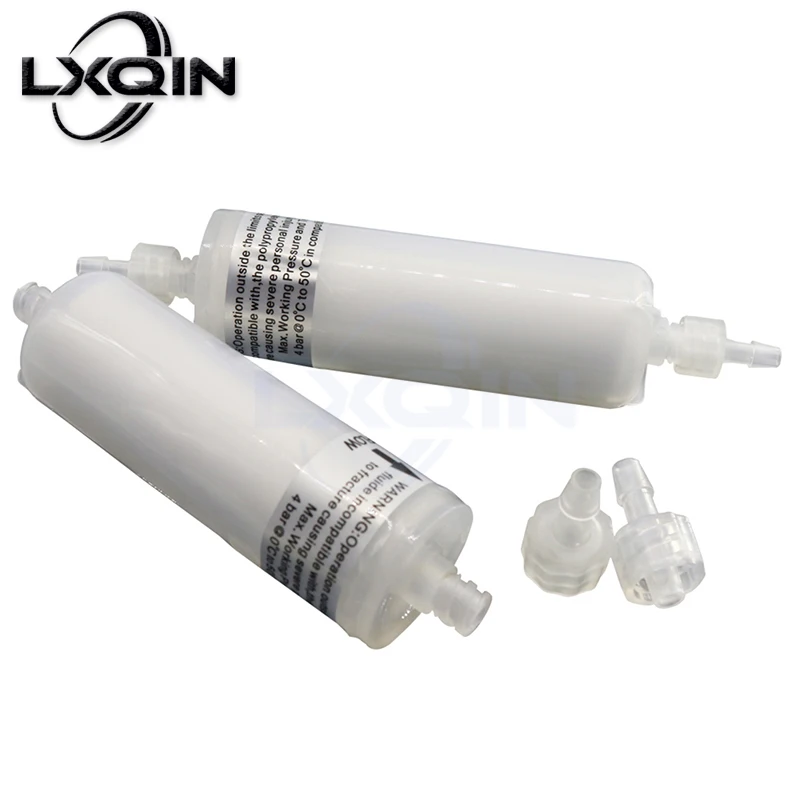 

LXQIN 20 pcs printer capsule filter long ink filter for Infinity allwin liyu for UV/Eco solvent ink