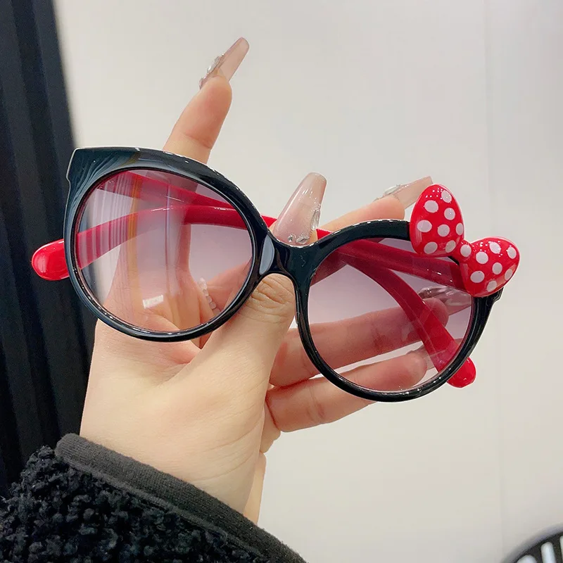 Cute Cat Bow Girls Sunglasses for Toddler Kids Pink Kitten Ears Baby Girl Princess Party Beach Travel Photoshoot Accessories