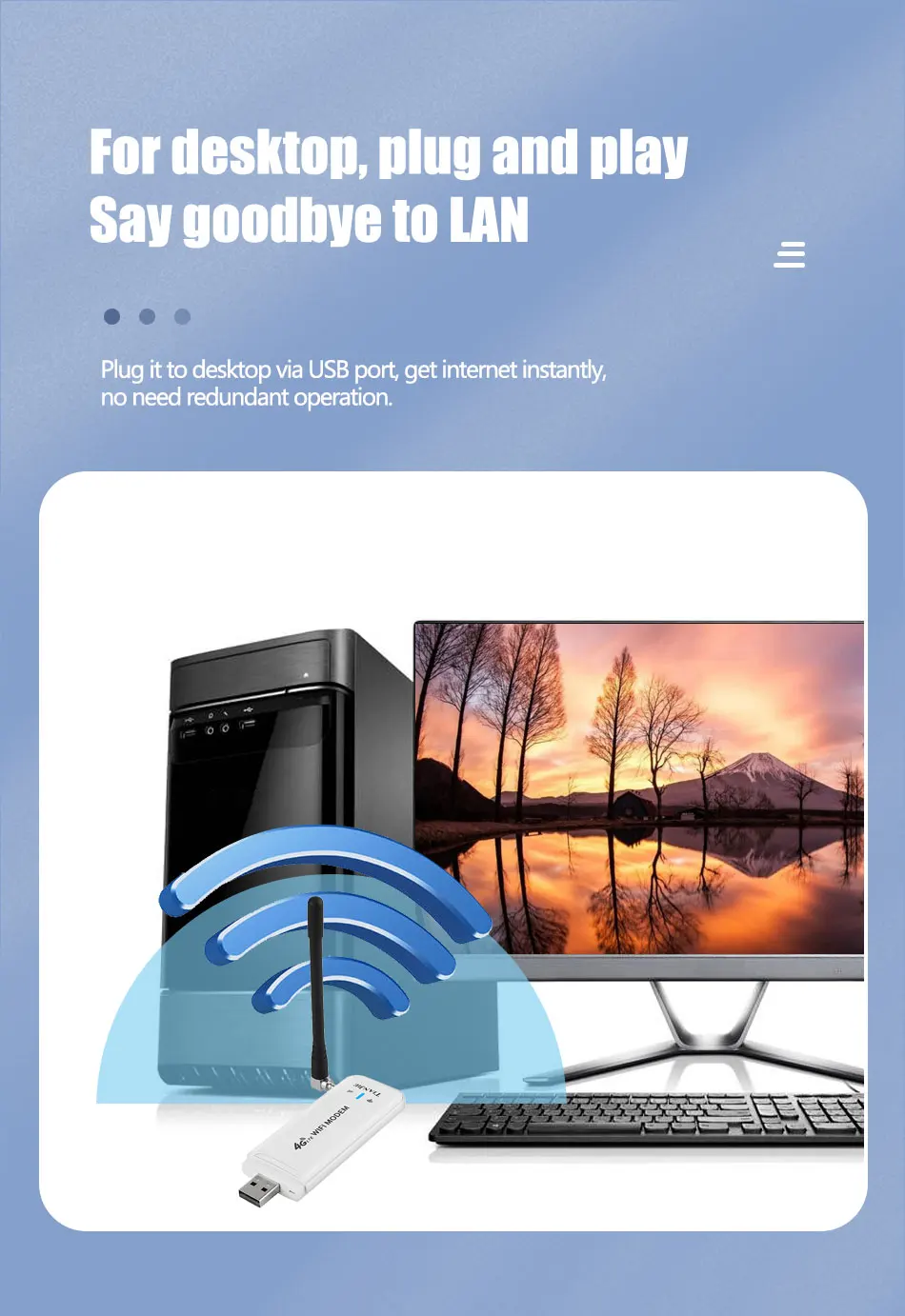 WiFi Router 3G 4G Universal LTE FDD GSM Mobile Portable Mini Wireless USB Modem Dongle SIM Card Slot