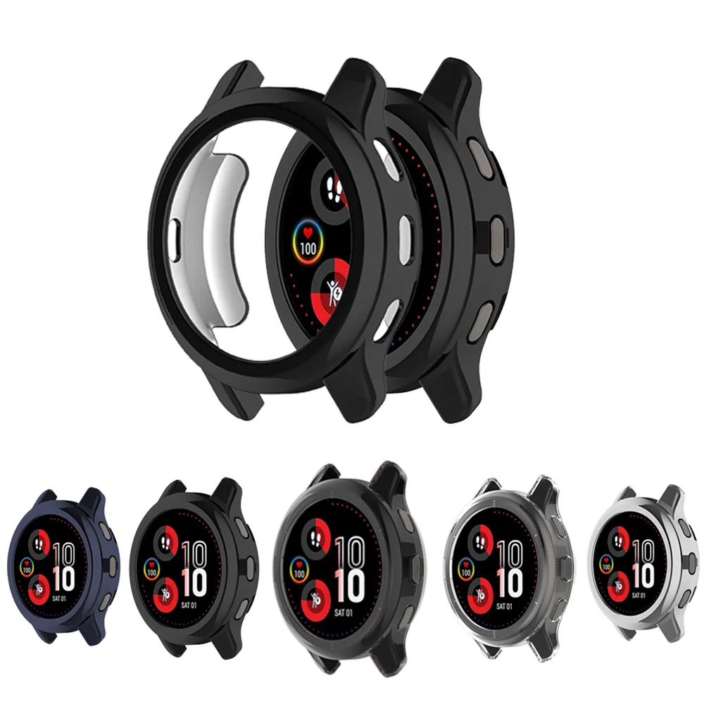 Silicone Protective TPU Frame Bumper for Smartwatch - Enhanced Protection Cover Sleeve