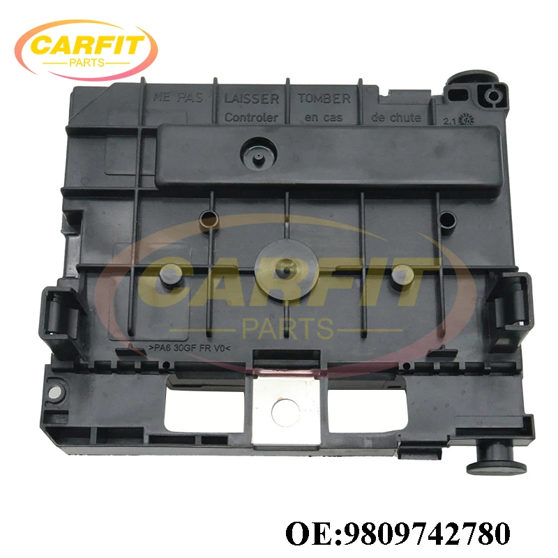 New OEM 9809742780 9664705980 9675877980 Fuse Box Assembly BSM R02=R19 For Peugeot 3008 407 Citroen C5 C4 PICCASO Auto Parts