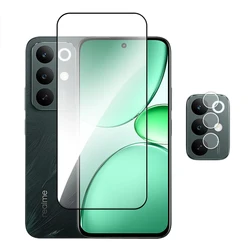 6 - in - 1 Premium Tempered Glass Screen Protector with Lens Film - Full Coverage 2.5D for Realme C85 Pro (1 Glass and 1 Lens)