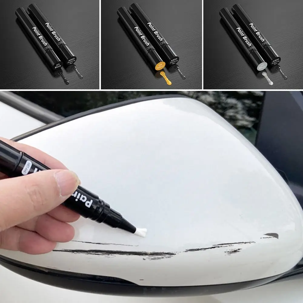 2pcs Car Color Fix Pen Auto Paint Repair Brush Scratch Remover Touch Up