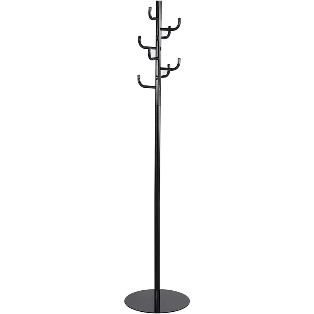 Steel Standing Coat Rack in Black-Safco