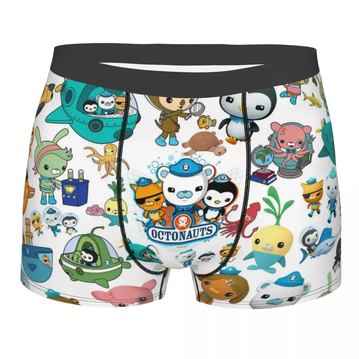 

Fashion Boxer The Octonauts Collage Shorts Panties Briefs Men Underwear Cute Cartoon Anime Breathable Underpants for Male S-XXL