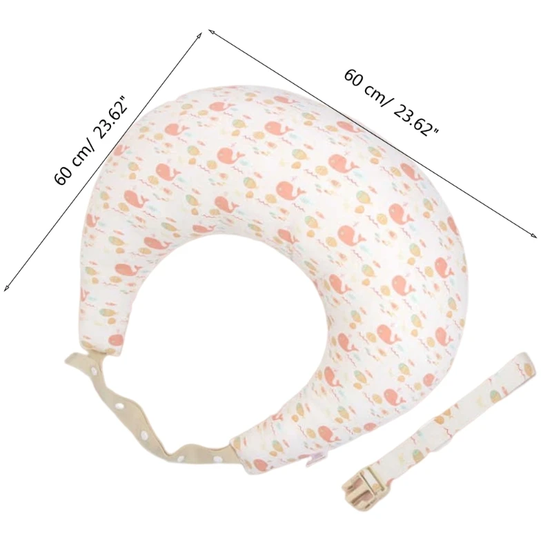 Multifunction Nursing Pillow Baby Maternity Breastfeeding Pillow Adjustable Pregnant woman Waist Cushion Layered Washable Cover
