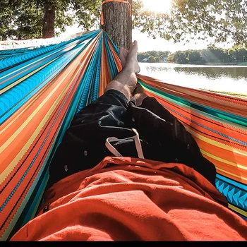 Double Deluxe Hammock with Suspension Straps | Prints 3