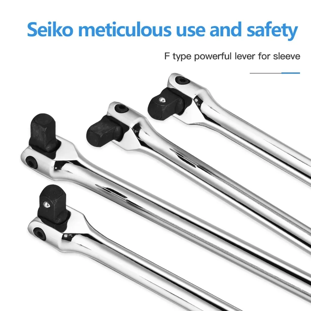 F 로드 렌치 소켓 브레이커 바, 1/2-3/8 어댑터, 180 도 회전 브레이커 바, 활동 헤드, 강한 브레이킹 녹슨, 1/2 