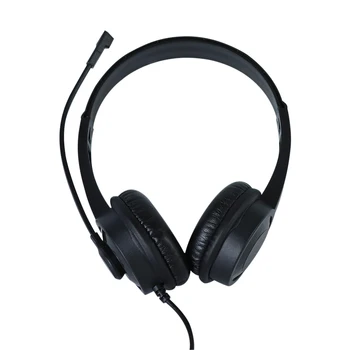 3.5MM Call Center Voce chiara Ufficio Scuola PC Gaming con microfono 1.5M Cuffie per computer cablate Controllo del volume Riduzione del rumore