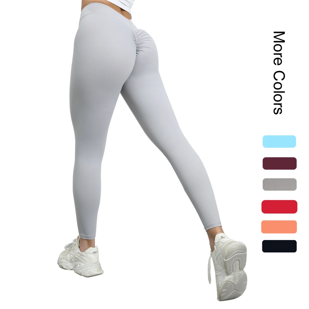 Mallas deportivas de alta elasticidad para mujer, pantalones de Yoga para correr, Burbuja, melocotón, nalgas, caderas, sin línea media, para gimnasio, Zumba