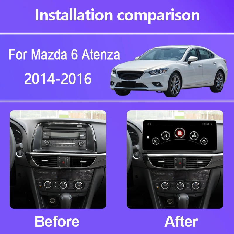 アテンザ　car playモニター　12.3インチ アテンザ car playモニター 12.3インチ 12.3inch Screen Android