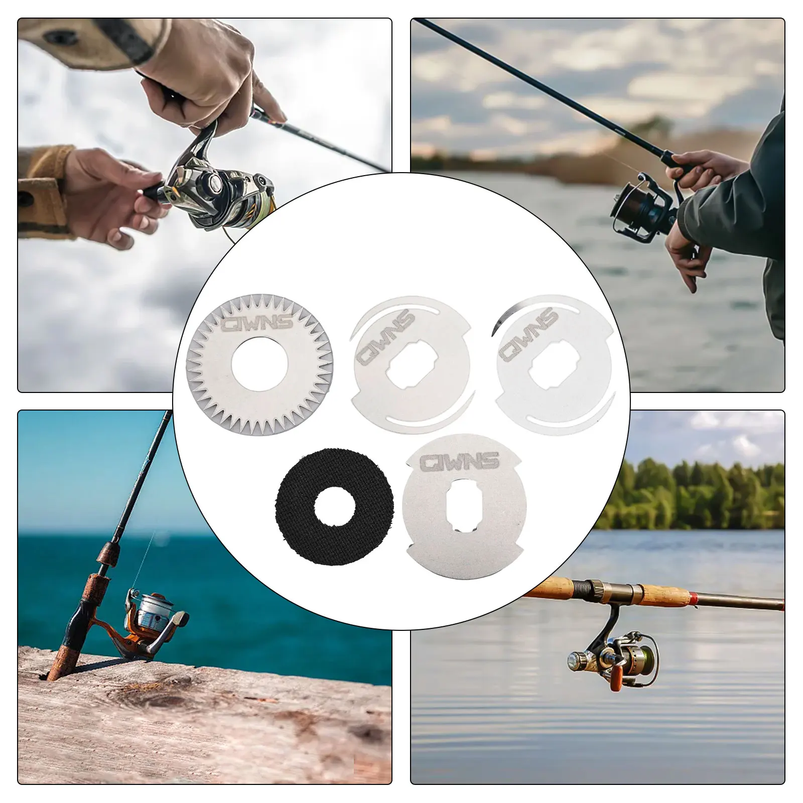 Fishing Equipment Maintenance Clicker Repair Kit Carbon Fiber Attachments Efficient Drag Repair Reliable Drag Control