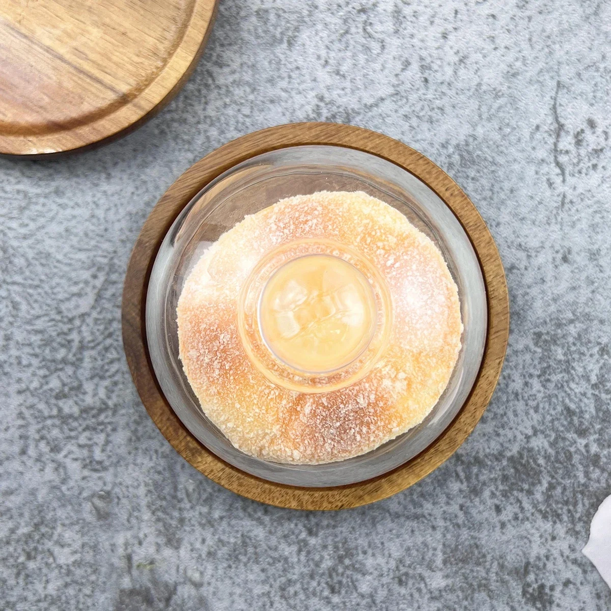 1pc-Elegant Mini Dessert Display Tray with Glass Dome - Versatile & Chic Perfect for All Occasions