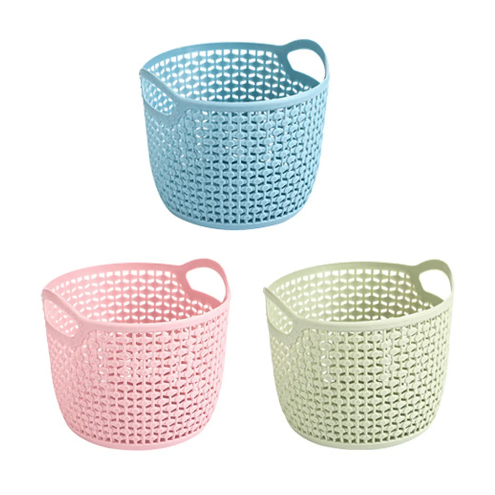 Buy Wholesale China Plastic Storage Baskets - Small Pantry Organization And Storage  Bins - Household Organizers For Laundry Room, Bathrooms, Bedrooms & Plastic Storage  Basket at USD 1.8
