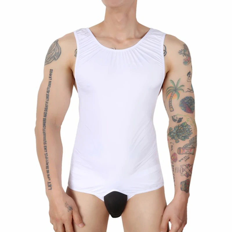 Men's Sexy Crotchless Bodysuit Open Butt Underwear Hollow Out Exotic Lingerie Backless Jumpsuit Fetish Costumes Underpants men underwear sexy lingerie