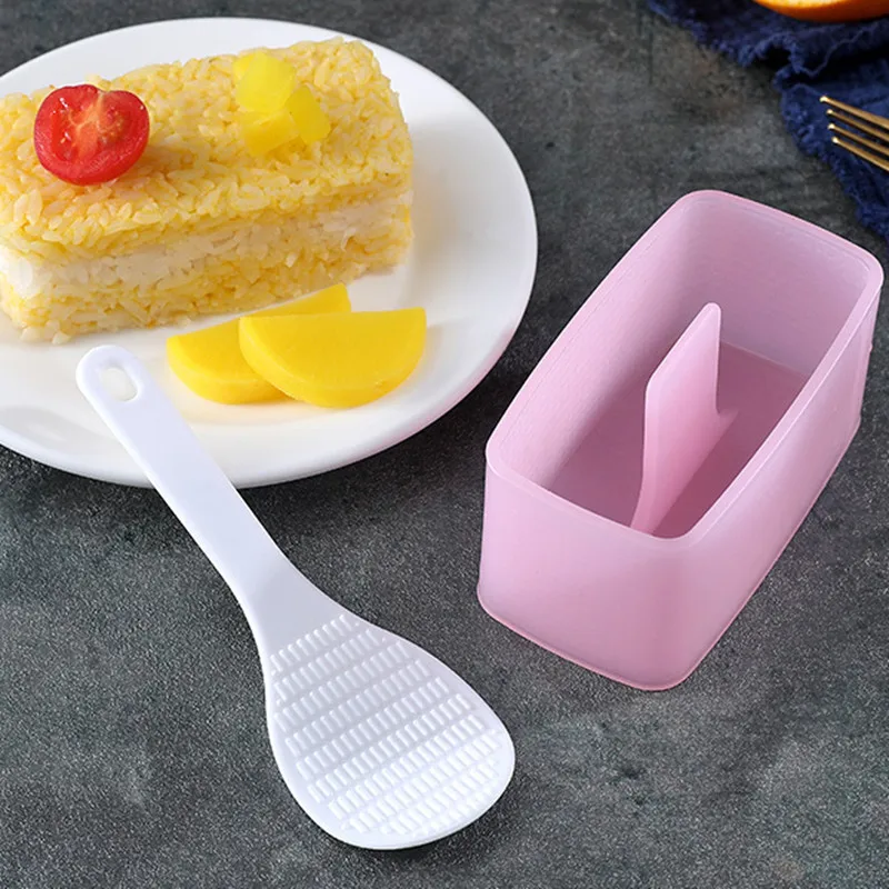 Sushi Mold Onigiri Mold Sushi Maker Rice Ball Mold Sushi Tools Spam Musubi Mold Sushi Maker Press With Rice Spoon BPA Free Non-Stick Onigiri Sekirei and Kimbab Making Kit