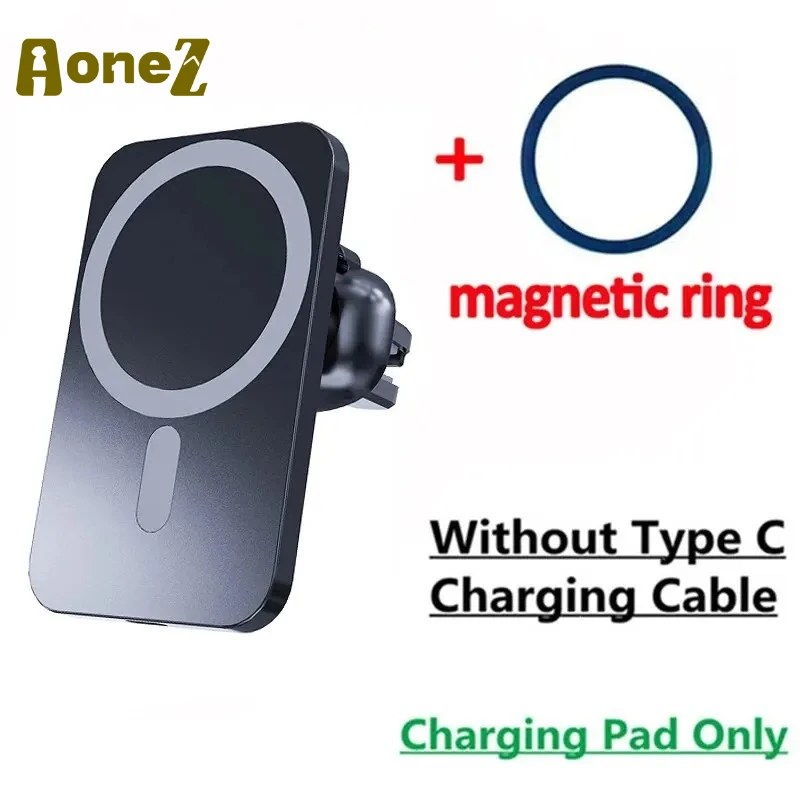 30w rápido carregador de carro sem fio magsafe para iphone 17 16 15 14 13 12 pro max samsung xiaomi montagem ventilação ar suporte do telefone magnético