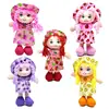Cartoon Kawaii Fruit Skirt Hat Rag Dolls Soft Cute Cloth Stuffed Toys for Baby Pretend Play Girls Birthday Christmas Gifts 1
