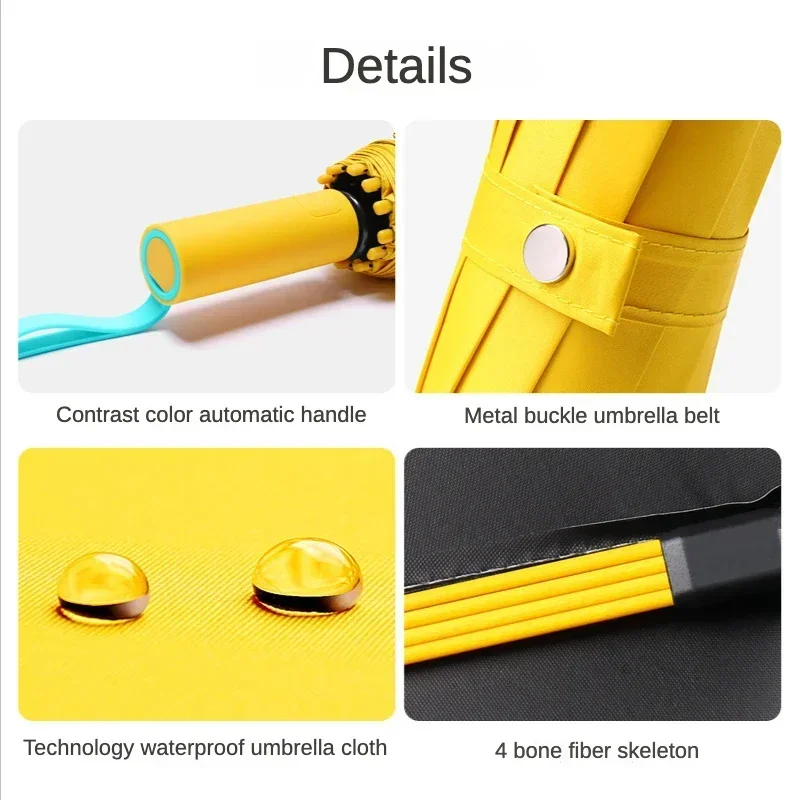 Super Strong Windproof Automatic Folding Umbrella 6