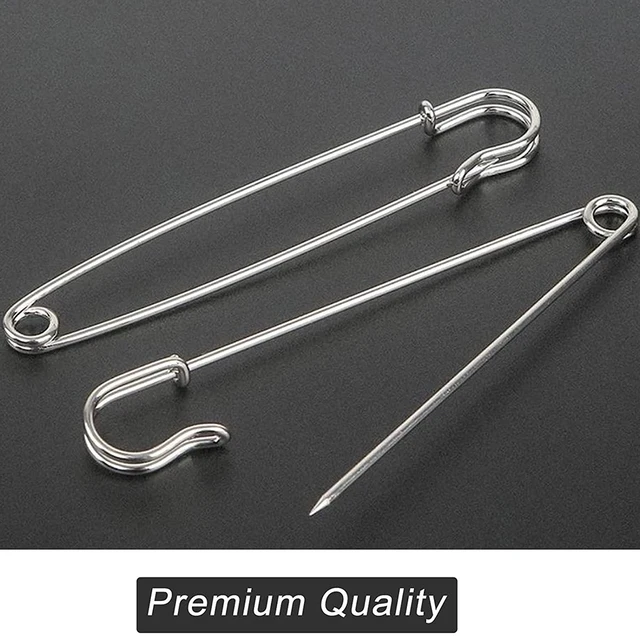 20pcs Extra Large Safety Pins,Giant Strong Safety Pin Metal Heavy Duty  Blanket Pins for Jewelry Crafts,for Blankets, Skirts - AliExpress