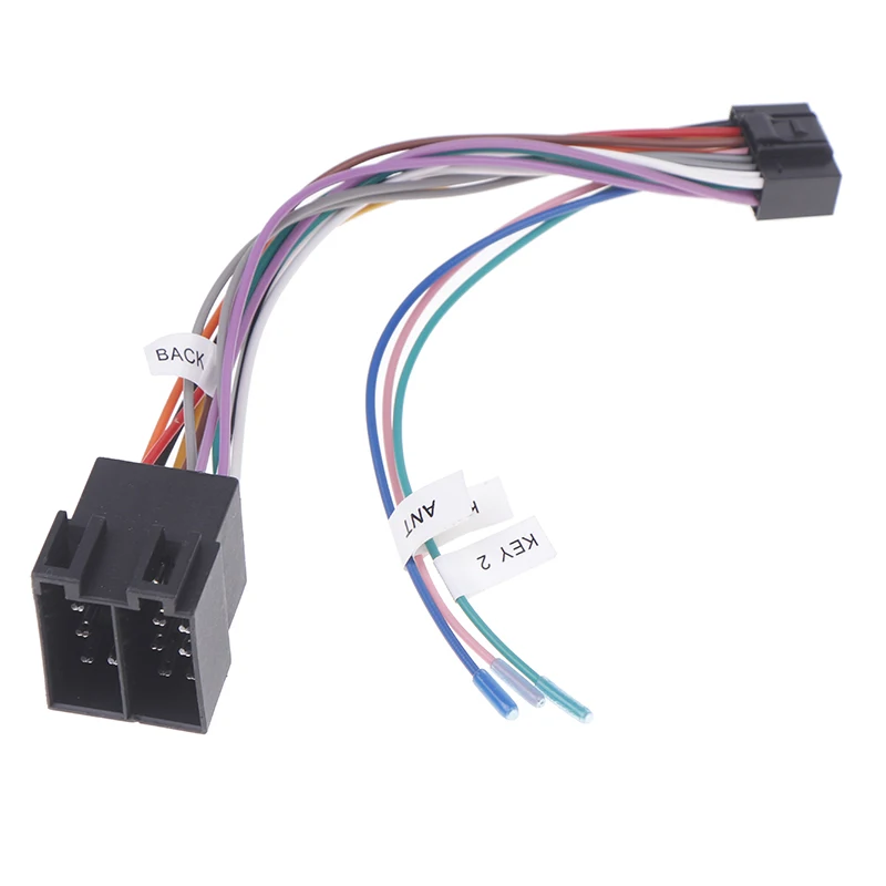 Power Connector Modified Power Cable Speaker Cable For PalmCom Android Host 16P To Volkswagen ISO Tail Audio/Video