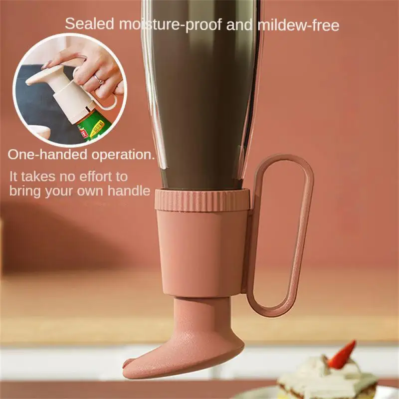 Oyster Sauce Dispenser Jam Bottle Pump Tomato Ketchup Paste Nozzle Cooking Seasoning Oil Bottle Home Kitchen Tools