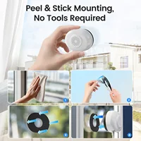 ZOSI C680 3MP caméra de sécurité de fenêtre couleur Vision nocturne 2K caméra de Surveillance WiFi enfichable intérieure pour la sécurité de la maison 5