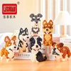 Linkgo Connection Building Blocks Collie Husky Bulldog Corgi Schnauzer 3D Model Animal Dog Mini Bricks Figure Toys For Kid Gift 1