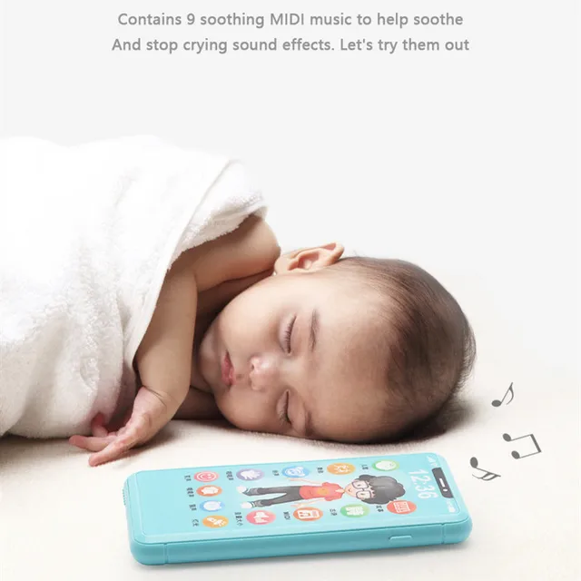 Kids Smart Touch Screen Mobile Phone Toy Multi-function Simulation Children Puzzle Early Education Mobile Phone Baby Vocal Toys 5