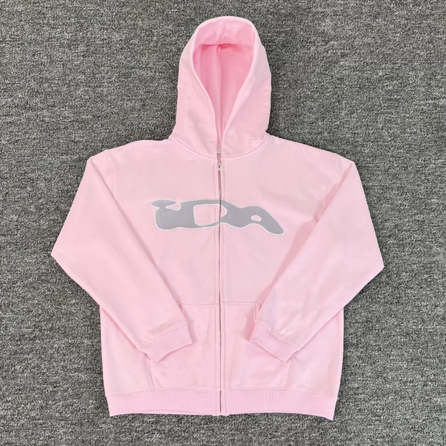 Embroidery ida.sply Zip HOODIE Men Women 1:1 Best Quality Oversize