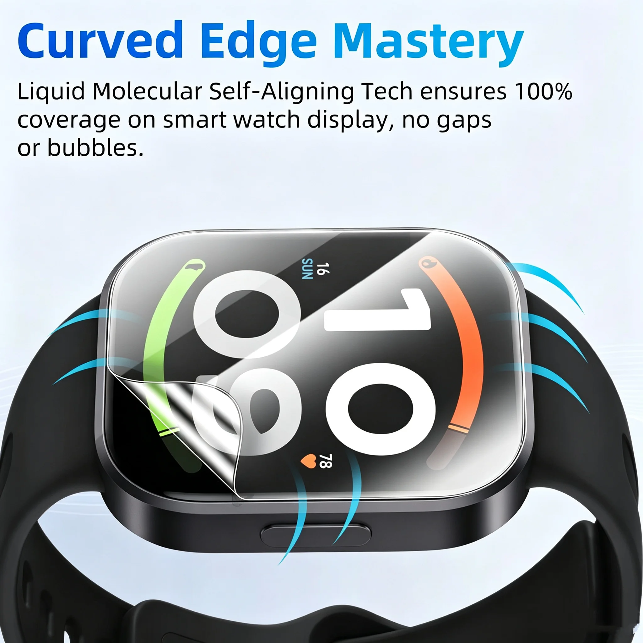 Premium Hydrogel Screen Protector - HD Full Coverage Soft Film