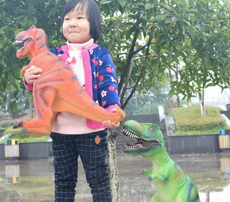 Big Size 65Cm Dinosaur Toy Action Figures Tyrannosaurus Rex Soft Animal Model Boy Toy For Children Birthday Gift