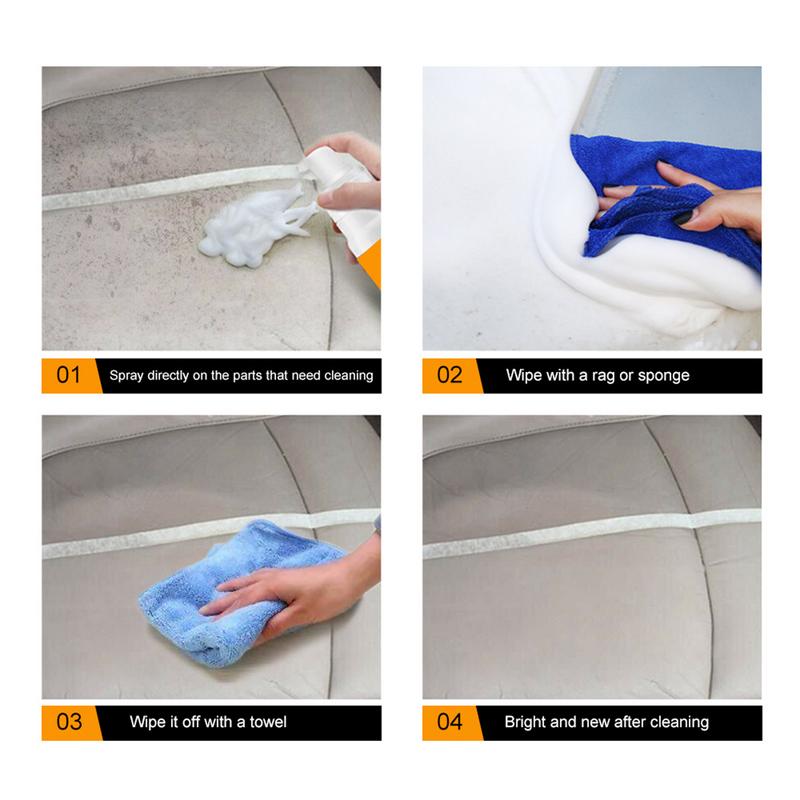 Car Cleaning Spray Foam – Penetrating Grime and Dirt Lifter