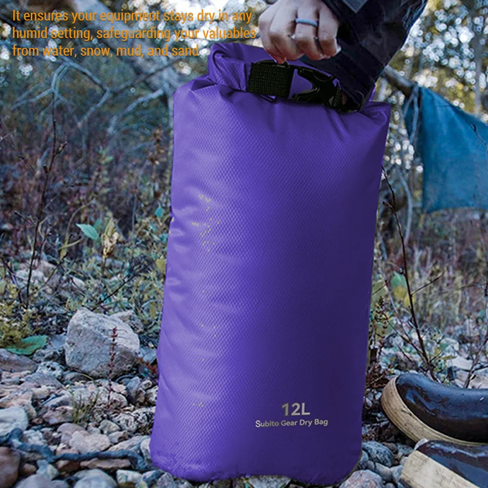 Dry Bag Waterproof Bag 5pcs Ultralight Dry Sack Swimming Waterproof Dry Bag Outdoors Stuff Sacks for Camping Hiking Kayaking Beach Waterproof Bag