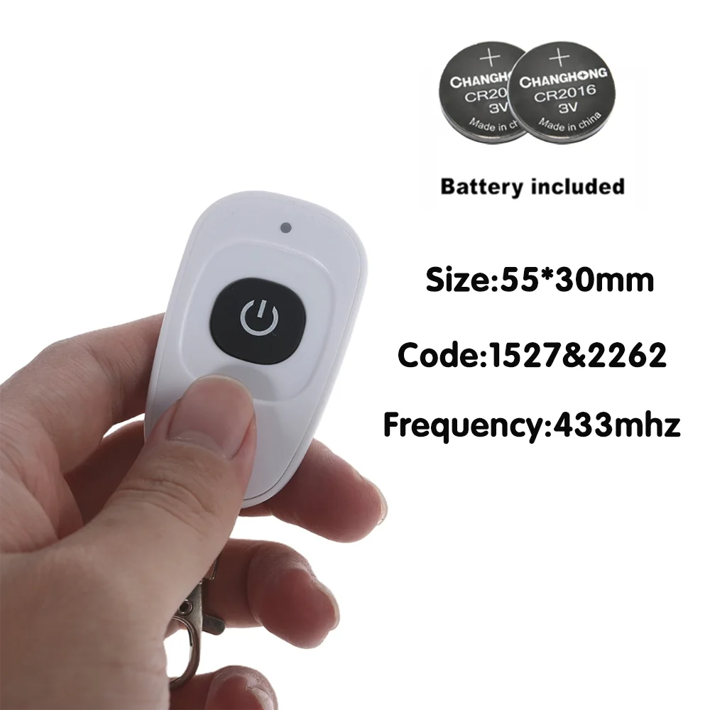 433MHz Wireless RF Remote Control Relay Switch