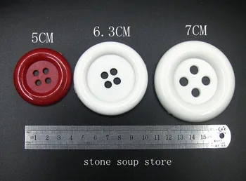 Large White Sewing Buttons 1