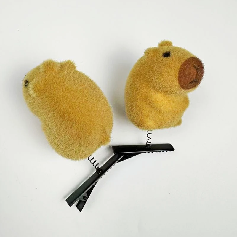 10/30pcs Kapibala Hairpin Cartoon Sunglasses Capybara Headband Plush Ornament Gifts for Guests Party Favors Gift Accessories plush toys party toys cartoon ornaments toy gift filler
