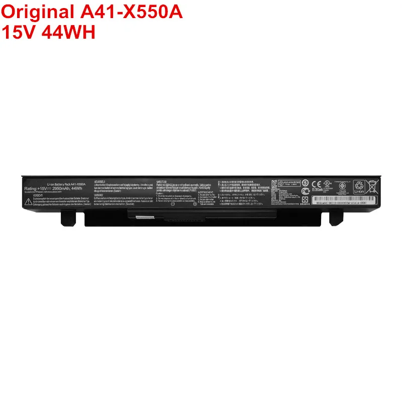 15V 44WH New Genuine Original Laptop Battery A41X550A For Asus X450 X450CA X550 X550C X550B
