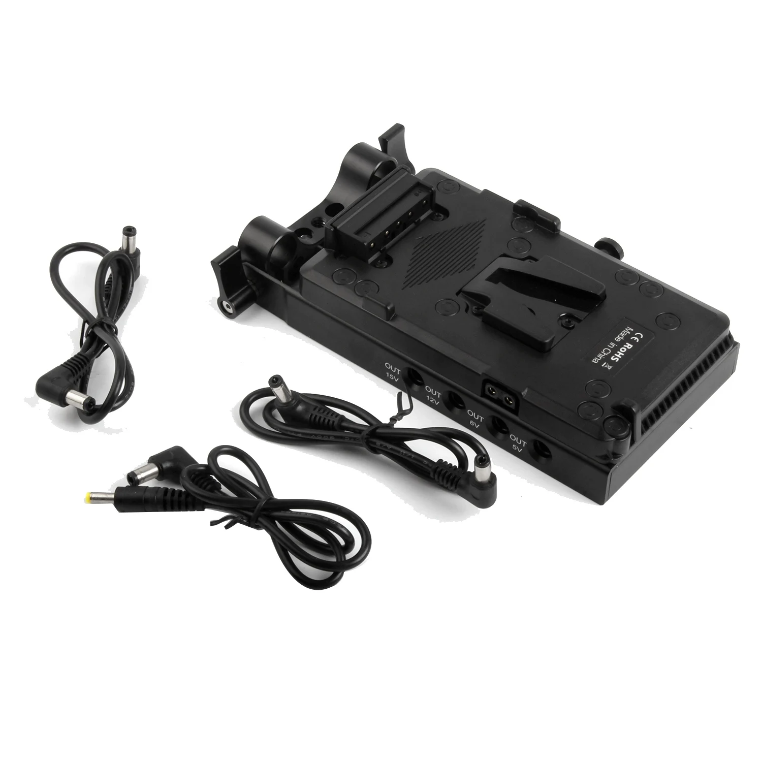 V Mount V-Lock Battery Plate Adapter for V Mount Battery Mounting Camera Video Light Monitor Audio Recorder
