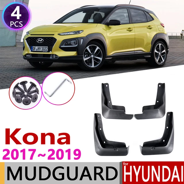 4x vordere hintere Auto Schmutz fänger für Hyundai Kona Zubehör