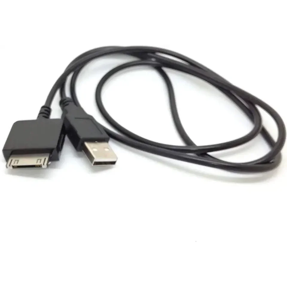 vhbw Cavo dati USB (da tipo A a lettore MP3) compatibile con Apple iPod Nano (Generation 1 & 2), nano 1 Gen. - A1137 lettore MP3 - bianco