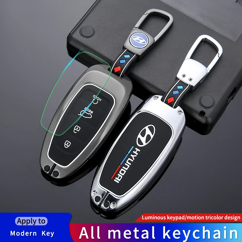 Чехол для автомобильного ключа чехол Hyundai Solaris Sonata Hybrid NEXO NX4 новый Grand Santa Fe Tucson 2020