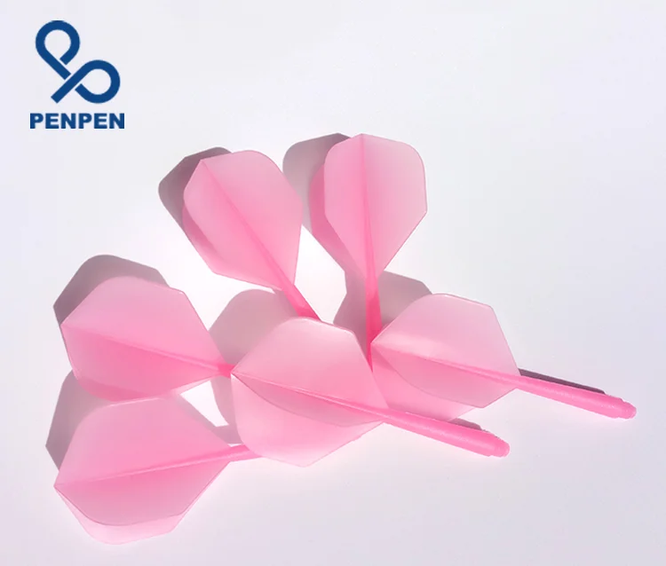 PENPEN darts 6pcs Professional Dart Flights 2BA Screw Soft In-one Integrated Dart Flights and Shafts,LT01