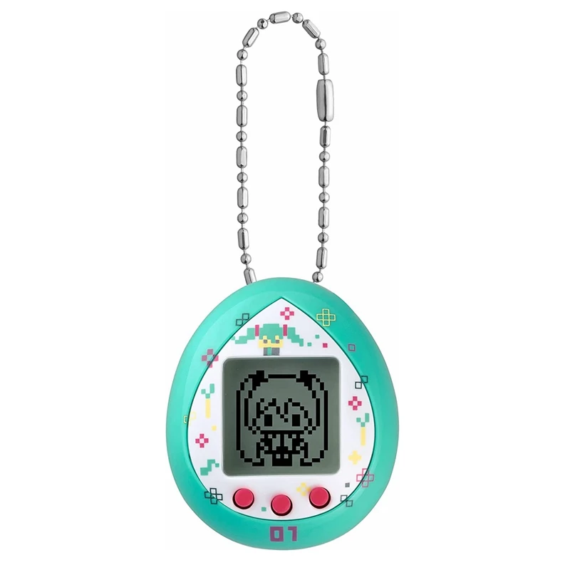 

Anime Hatsune Miku Electronic Pet Egg New Bandai Tamagotchi Black And White Children's Game Collectible Toys Gifts