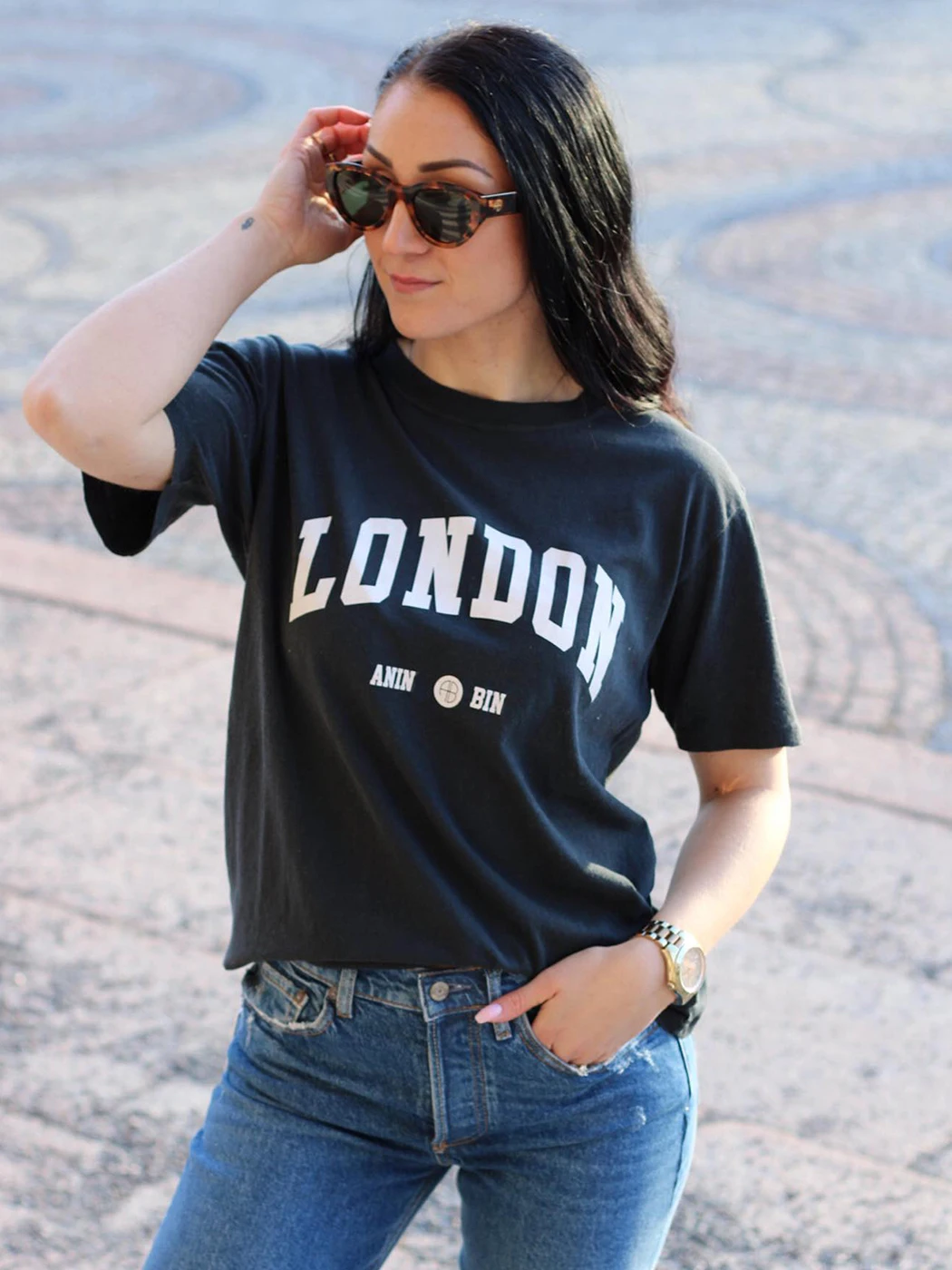 

London Graphic T-Shirt Women Cotton Short Sleeve Fashion Tees Tops Summer Clothes 2023 Female Vintage Tee Shirt T-shirts