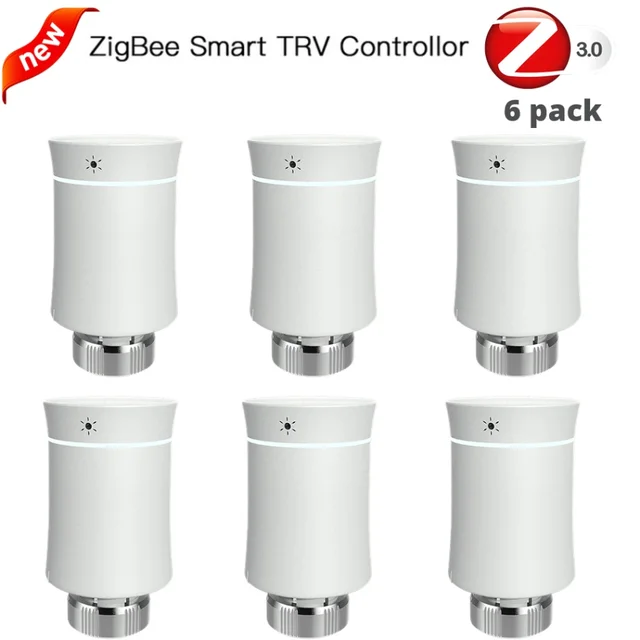 6PCS White Valve