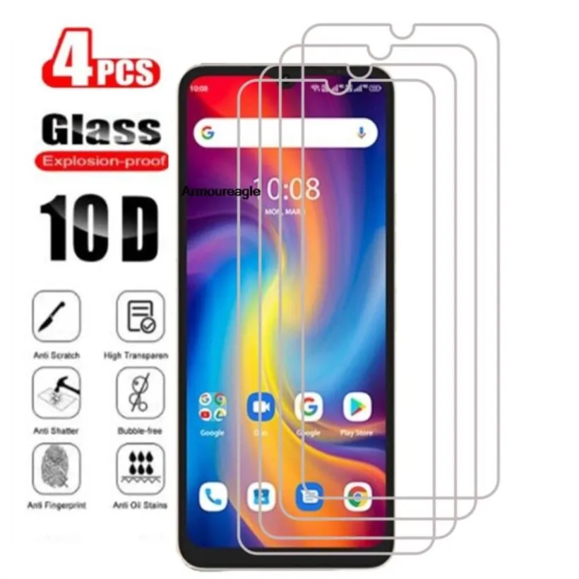 

4 шт., защитное закаленное стекло для телефона umidigi a13 pro