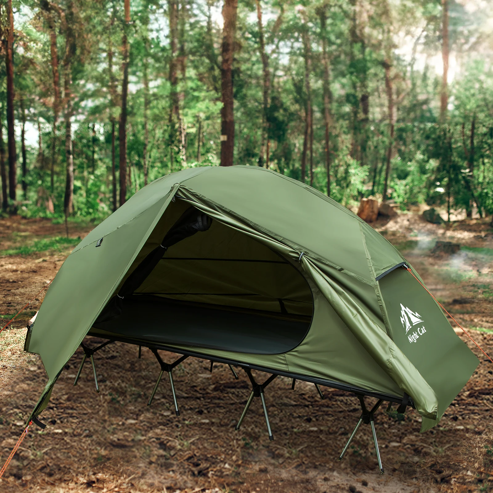 1-Person Camping Cot Tent 1