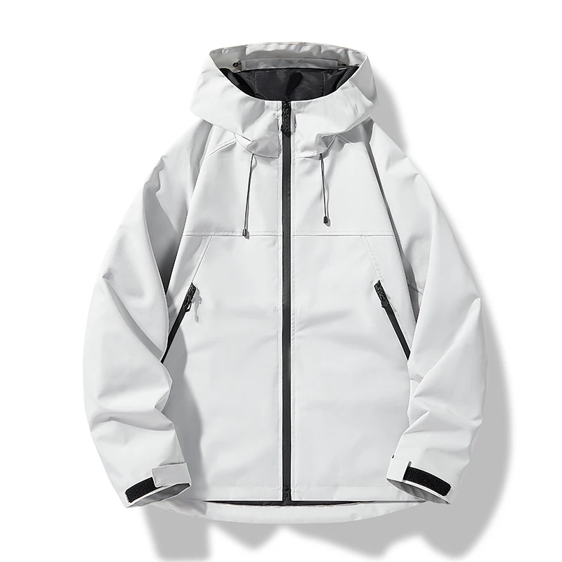 Mens Outdoor Sports Trenchcoat Autumn Winter Windproof Waterproof Couple Jacket